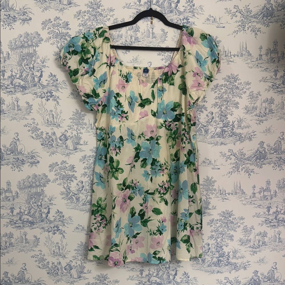 Floral Puff Sleeve Dress